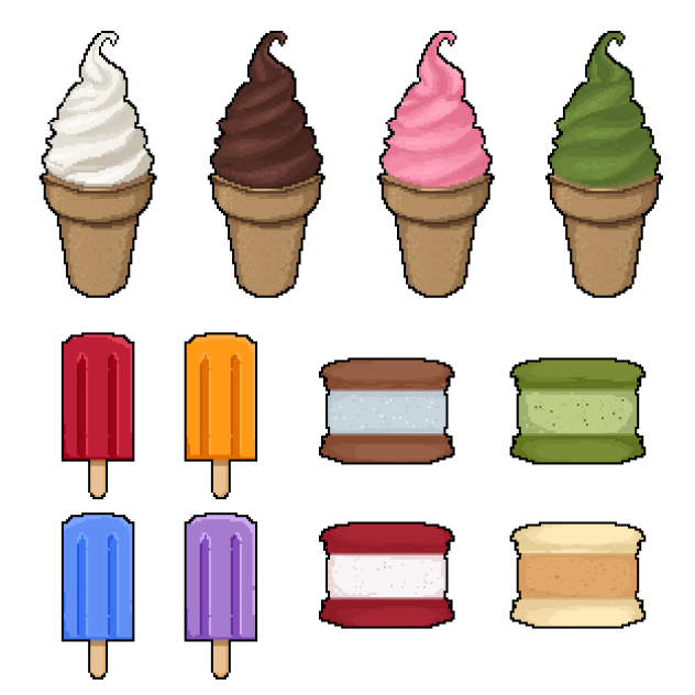 ice cream (pixel)
