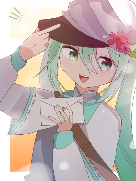 手紙ミク