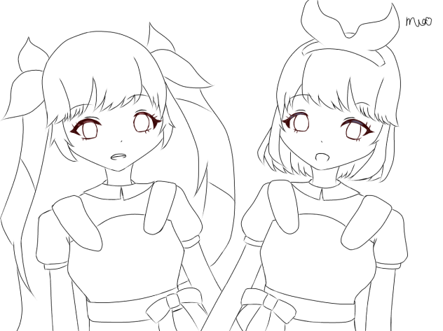 Ω Sisters 線画