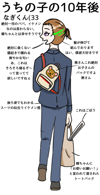 うちの子の10年後(なぎくん33