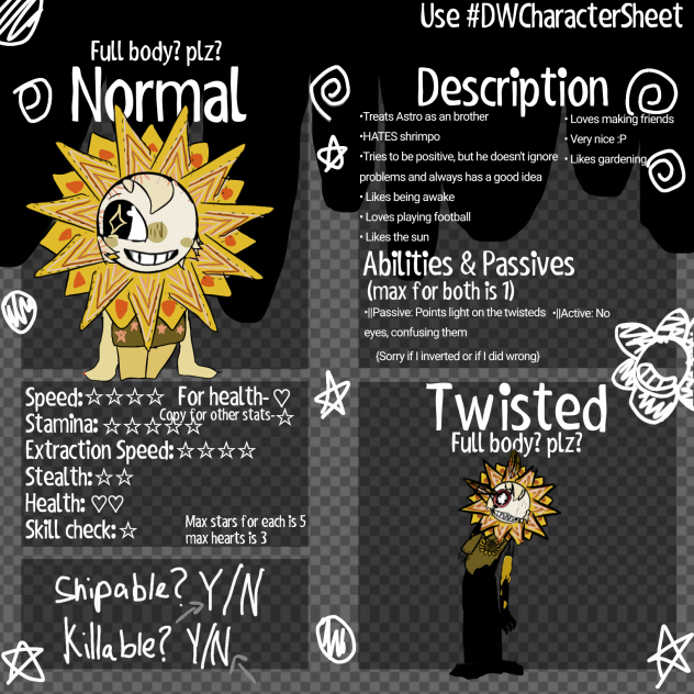 My Dandy's world OC (Apollo)