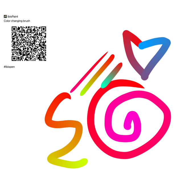 Color changing brush ibisPaint