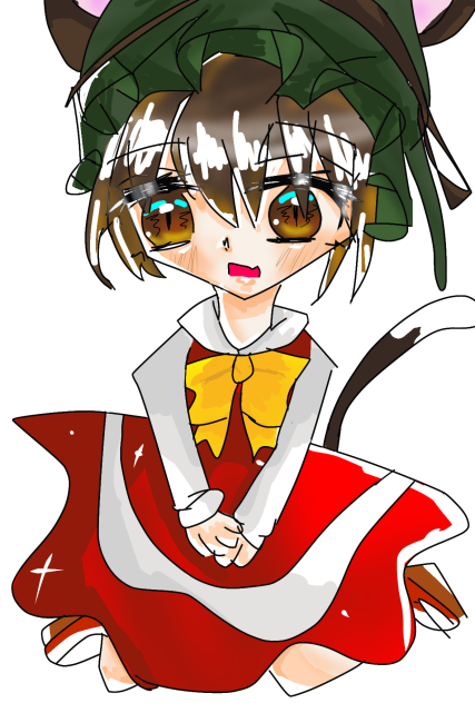 橙　妹にリクエスト受けて描いた