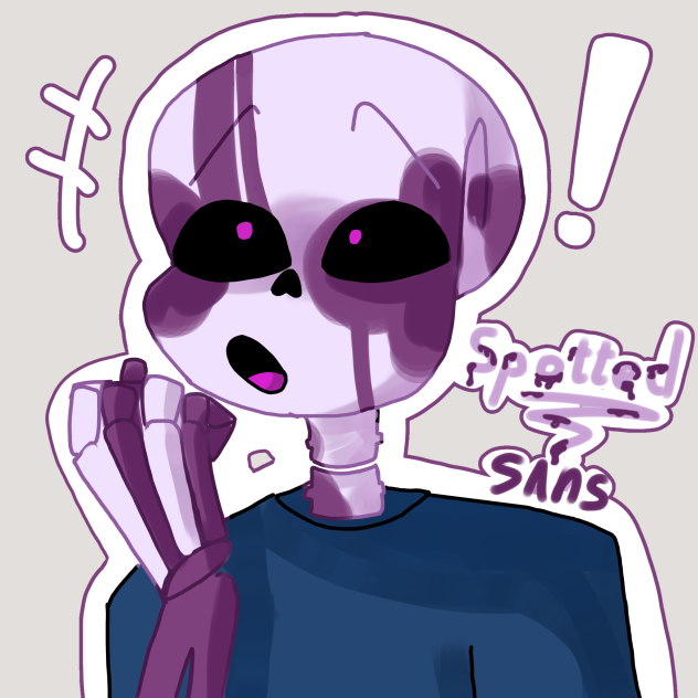 Spotted sans 💜