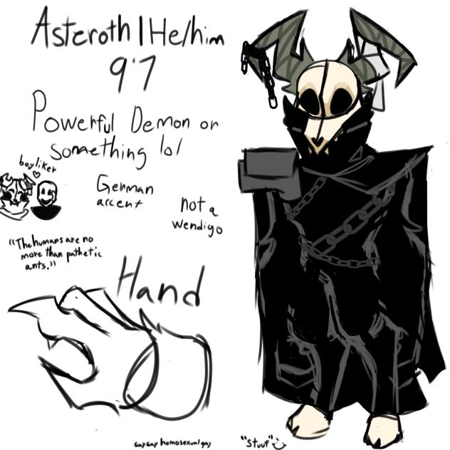 Asteroth reference sheet lol