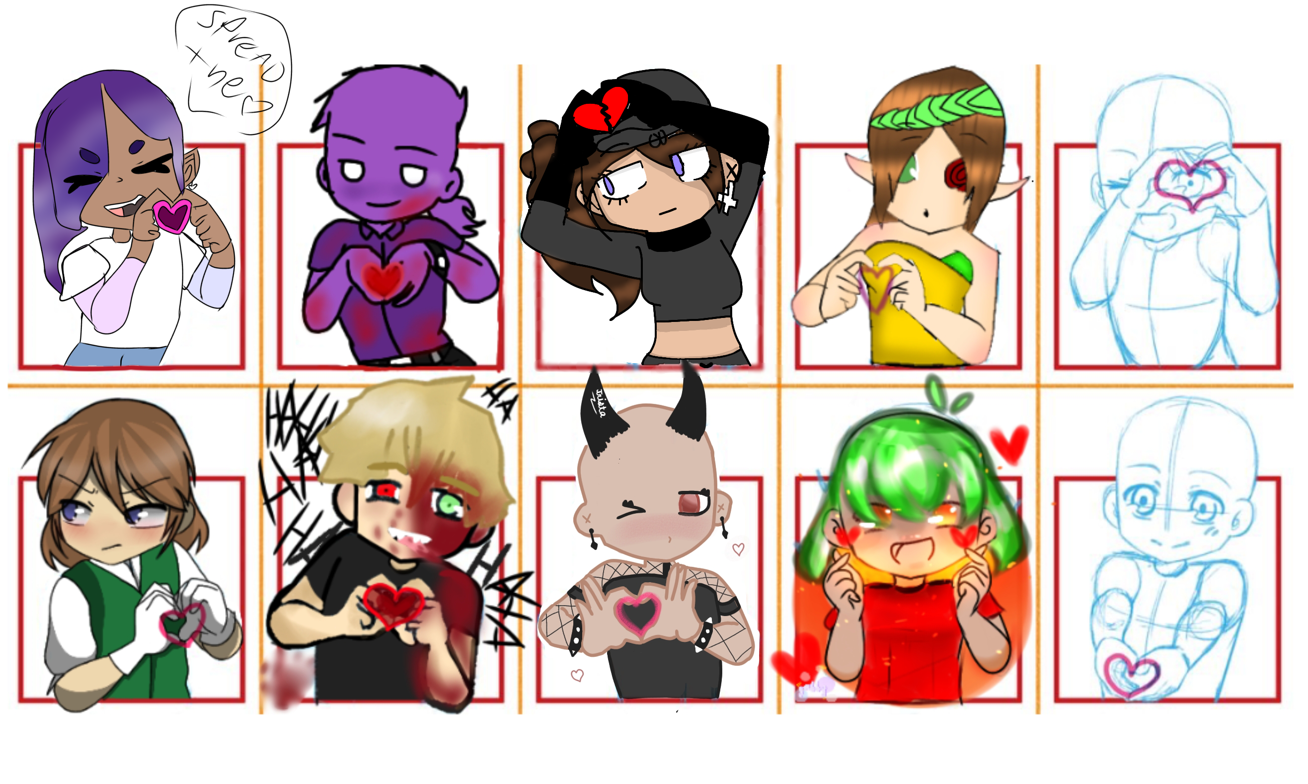 heart collab ♥ - ibisPaint
