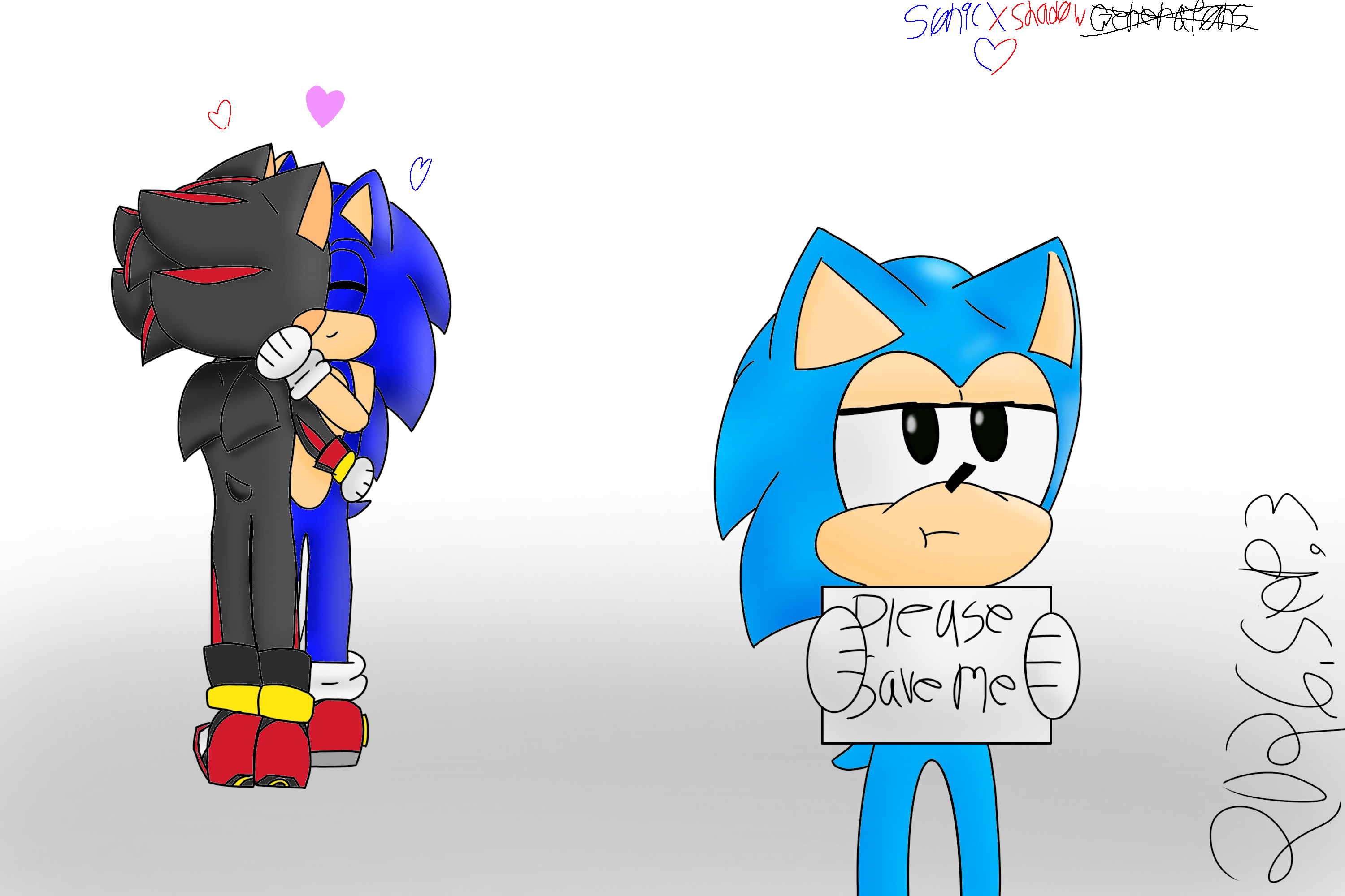 sonic x shadow gen be like - ibisPaint