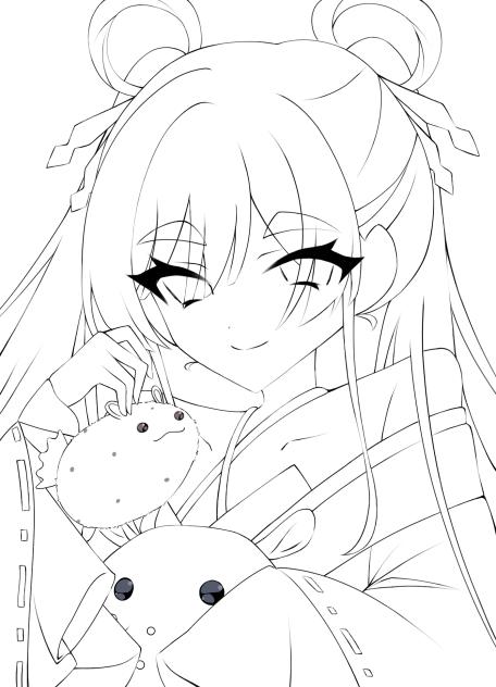 ヤッチョ線画