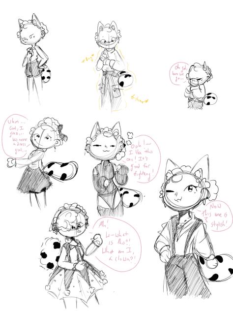 Pro-Nya in dif DYOC outfits