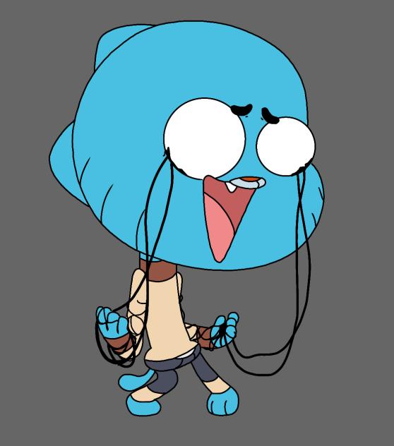 Gumball Old Sprite Rough Sketch