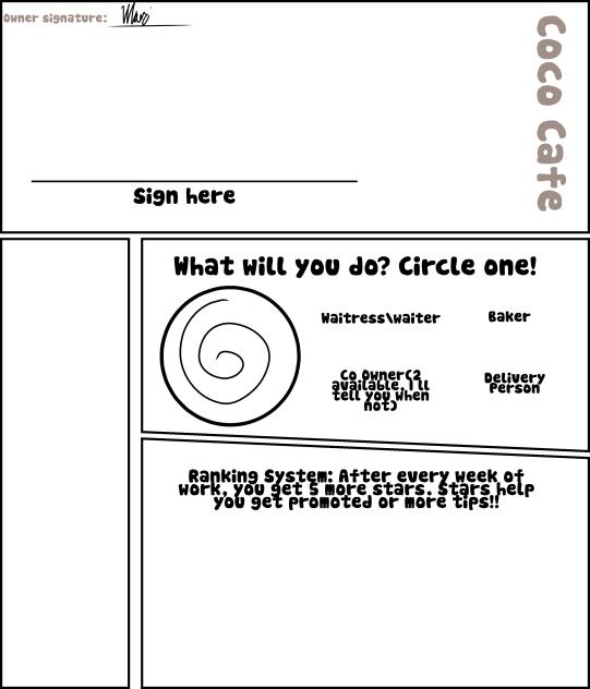 Choose Your Job! (Coco Cafe)