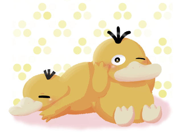 2匹のコダック【ポケモン】