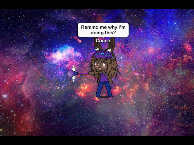 Cocoa the chocolate bunny!