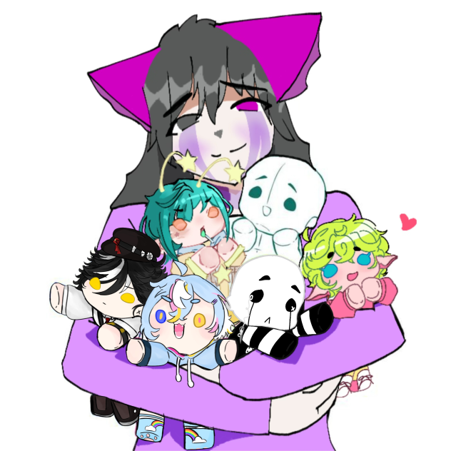 💚🖤💜Plushie Collab💜🖤💚