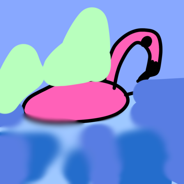 redo of the popular one lol flamingo