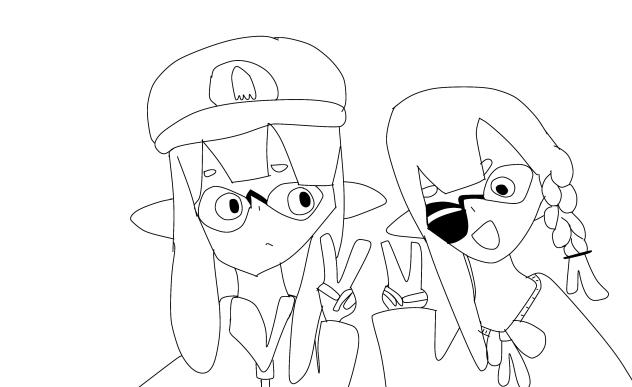 塗り絵です。