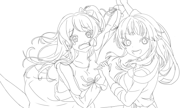バンドリ模写2