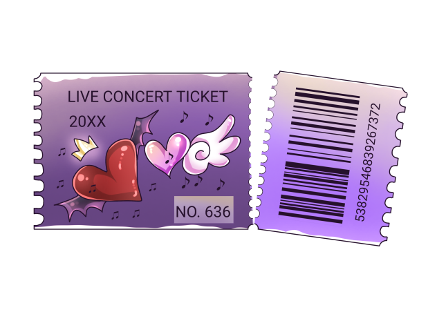 Live concert ticket