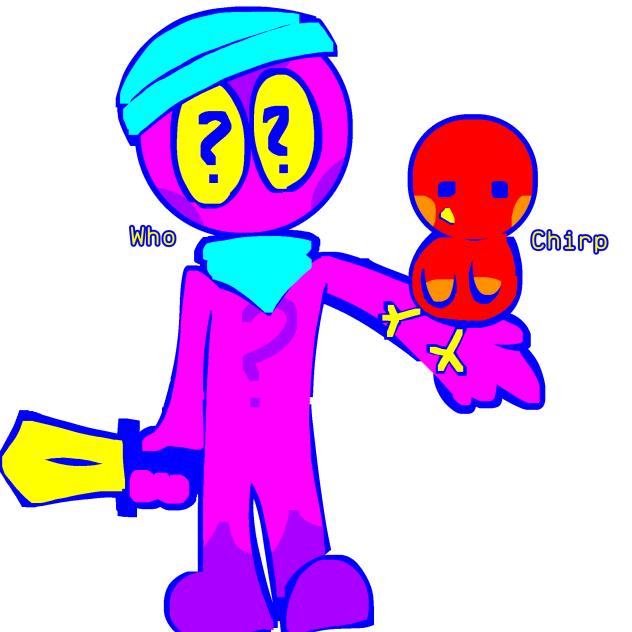 Who and Chirp character revamp - ibisPaint