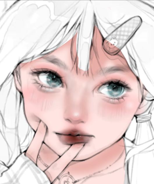 Heeeelp me and draw the hair😭😭😭😭😭