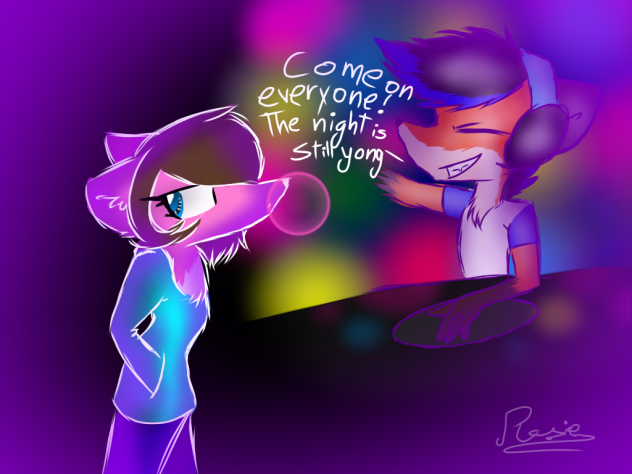 let's party all night - ibisPaint