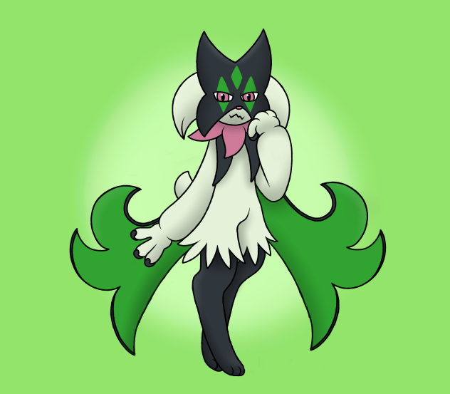 meowscarada (pokemon fanart)