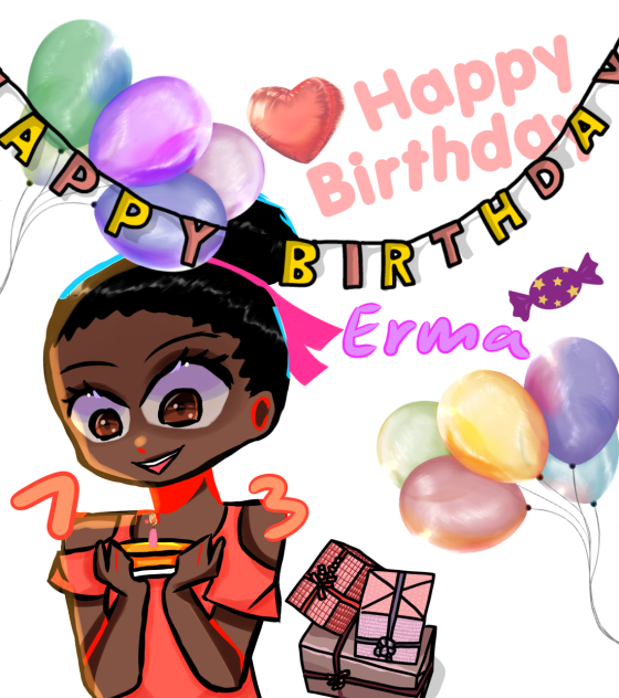 For my older sister Erma