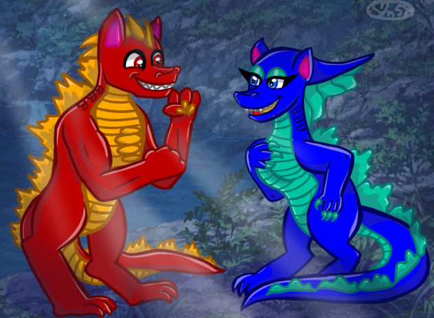 Noah Firebreath and Breeze Waterlow