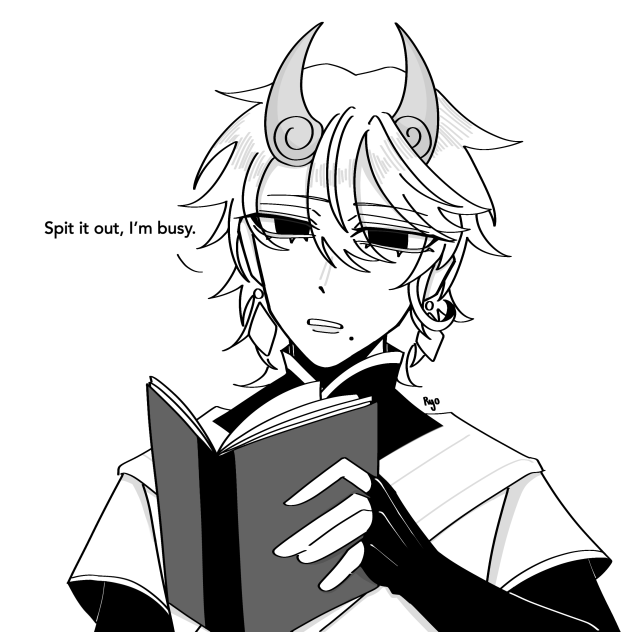 Yeah right, more like busy reading 🙄