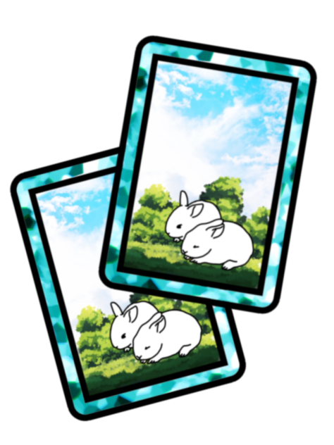 Rabbit Card - sticker