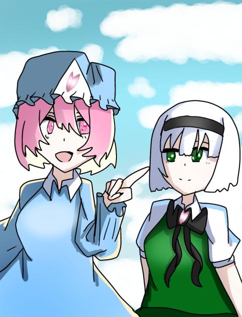 幽々子と妖夢