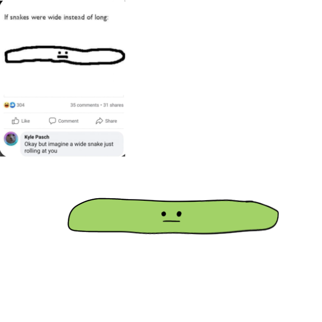Wide snake