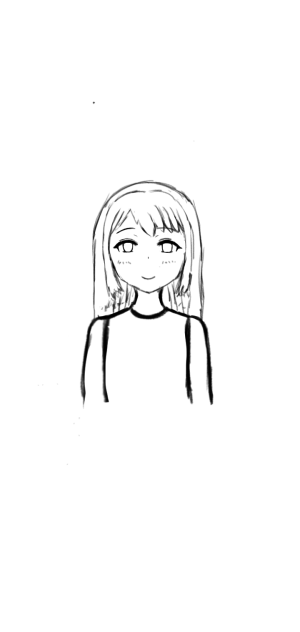 練習(オリキャラ途中絵)