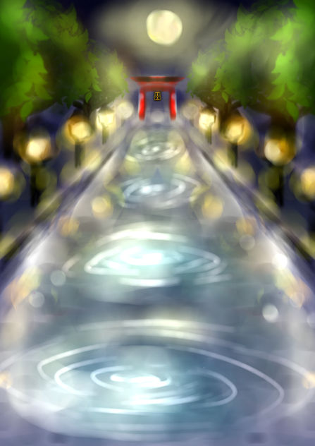 水月神社の川下り