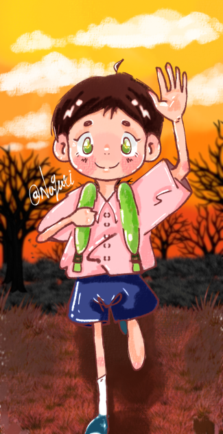 anime school boy - ibisPaint