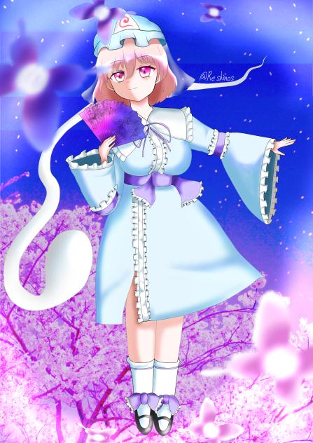 西行寺 幽々子 - ibisPaint