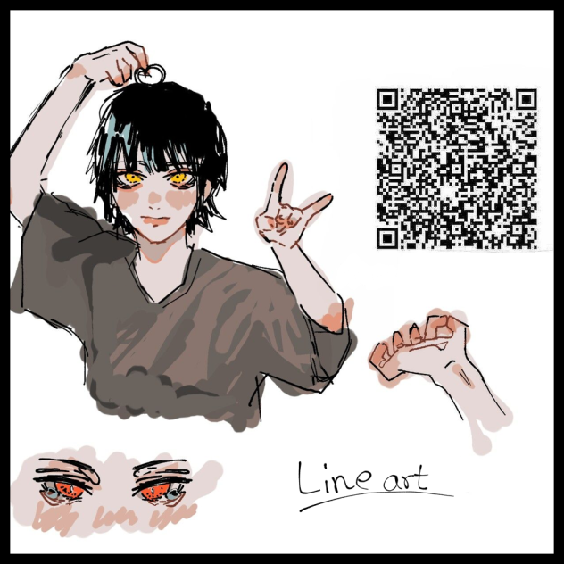 Line art pen