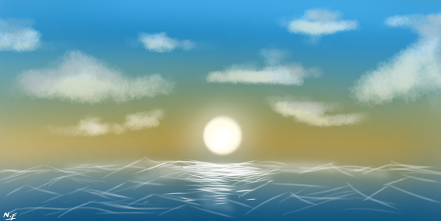 a sea - ibisPaint