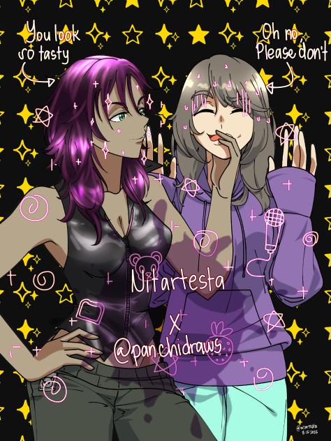 Me & @panchidraws Selfie 19(Colored)