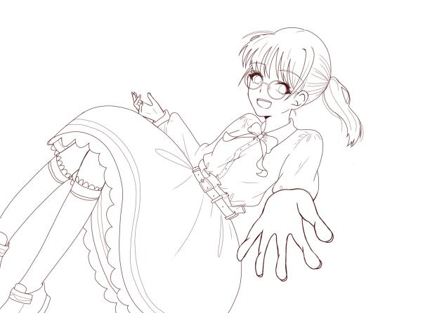 友達の誕プレ　塗り絵