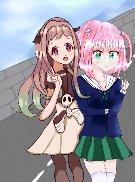 Yashiro Nene and my Oc