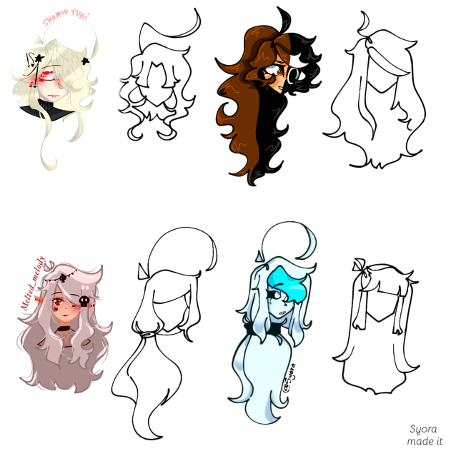 Hair collab originally made by insyriah