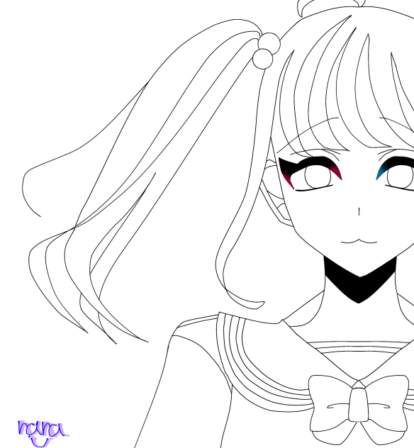 淡い子線画！