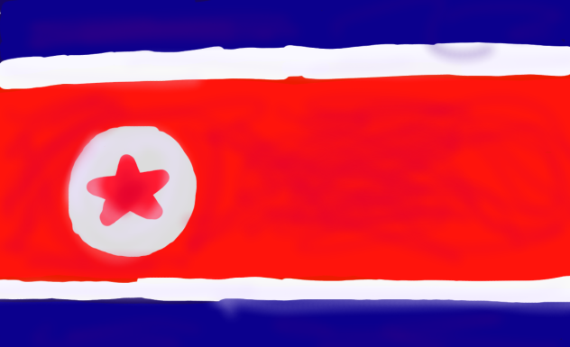 North Korean flag