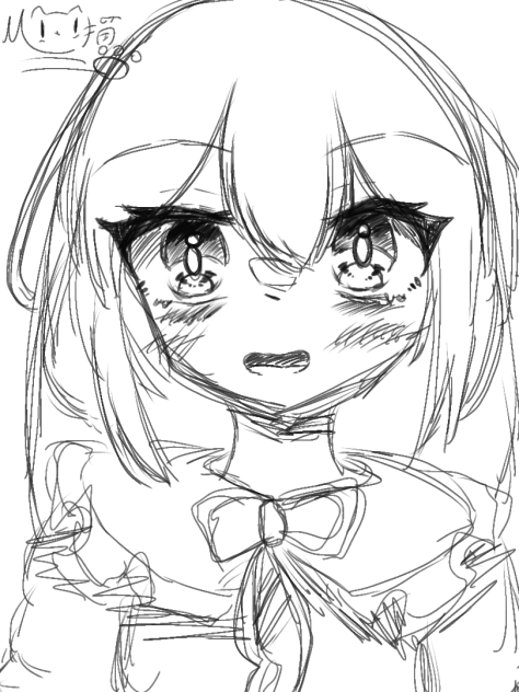アナログイラストの絵柄で描いてみたー