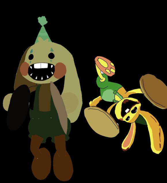 Bunzo bunny comparison with fnf - ibisPaint