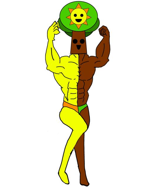 ミスターサンツリーマッチョロングレッグスw