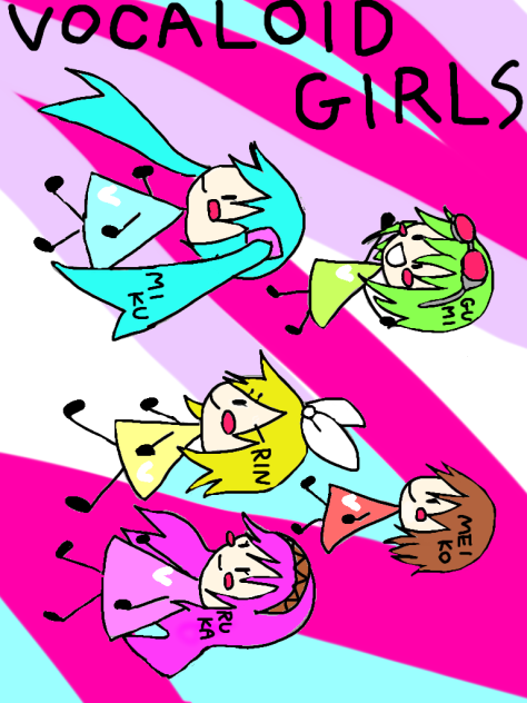 Vocaloid girls - ibisPaint