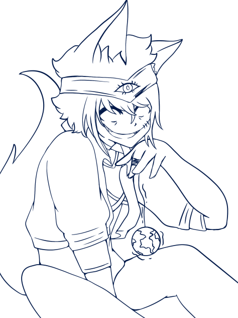 Coloring page(transparent)