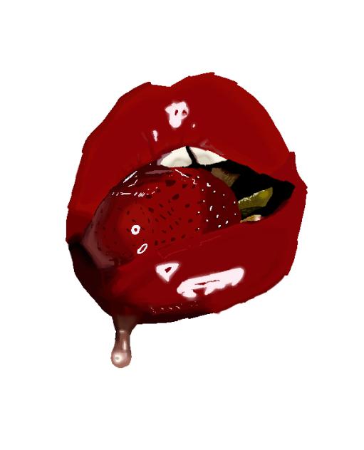 strawberry lips